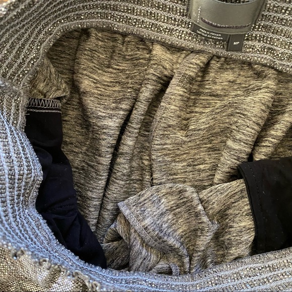 Anthropologie Women’s Silver‎ Pull on Metallic Joggers Size MP New - Picture 7 of 10